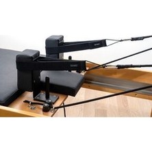 Raha Bindallı Reformer Pilates Için Double Straps Ikili El Ayak Straps'i Düz Siyah Elcik