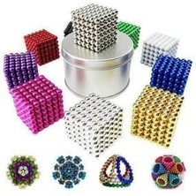 Neo Cube Renkli Manyetik Mıknatıs Toplar 5mm 216 Adet Küp