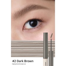 Özel Fırça Tasarımlı, Yoğun Pigmentli Kaş Maskarası PERIPERA Speedy Skinny Browcara 02 Dark Brown