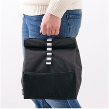 IKEA Polyester Malzemeden Yapılmış Beslenme Çantası 22X17X35 cm Düz Desenli Ergonomik Tasarım