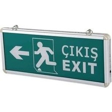 Cata CT-9170 Sağ+Sol Çıkış Exit Levhası Şarjlı Ledli