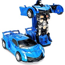 Brother Toys Transformers Robot Çek Bırak Kendinden Robota Dönüşebilen 1:32 Bugatti Lamborghini Araba