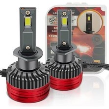 LED Far Ampulü Canbus 110W 22000LM Beyaz Işık H1 12-30V / LAAM922