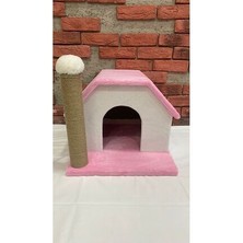 Karahan Petshop Kedi Evi Tırmalamalı Kedi Evi