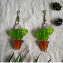 Murano Kaktüs Küpe