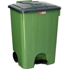 Çöp Kovası Köşeli Pedallı 85 Litre