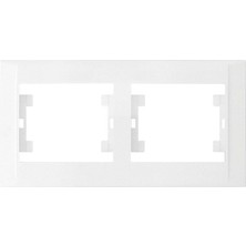 Makel Çerçeve İkili Beyaz Defne Makel