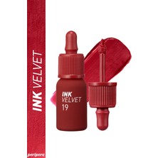 Yüksek Pigmentli, Kadife Görünümlü Gün Boyu Kalıcı Tint PERIPERA Ink Velvet (19 Love Sniper Red)