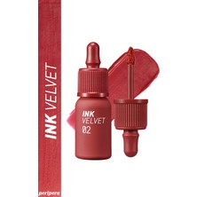 Peripera Yüksek Pigment Içeren, Kadife Görünümlü Gün Boyu Kalıcı Tint Peripera Ink Velvet (2 Celeb Deep Rose)