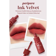 Peripera Yüksek Pigment Içeren, Kadife Görünümlü Gün Boyu Kalıcı Tint Peripera Ink Velvet (2 Celeb Deep Rose)