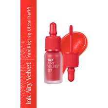 Uzun Süre Kalıcı ve Hafif Formüllü Kadife Bitişli Tint PERIPERA Ink Airy Velvet (7 Heart Grapefruit)