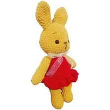 Sevimli Oyun Arkadaşı Winnie Temalı Tavşancık Amigurumi Bebek 35CM