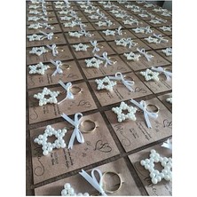 Eres Atelier Inci Yıldız Anahtarlık Düğün Nikah Nişan Söz Hediyelik 15 Adet