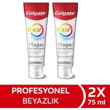 Colgate Total Plaque Pro Release White 75 ml X2