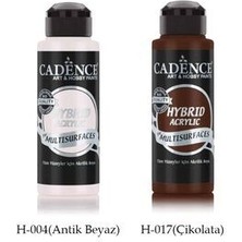 Cadence Multisurface Hibrit Boya 120 ml Set7 ( Antik Beyaz ve Çikolata)