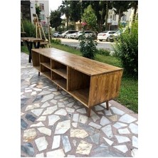 Ratolye Masif Ahşap Plak ve Pikap Dolabı - RPT28