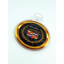 Etiketçilere Özel Cadillac Arma Pleksi Resimlik Vantuzlu Cam Süsü