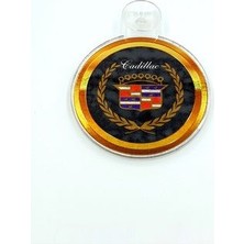 Etiketçilere Özel Cadillac Arma Pleksi Resimlik Vantuzlu Cam Süsü