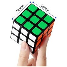 Çocuklarda Zihinsel Beceri Gelişimi Için Canlı Renk Zeka Küpü Rubik Küp 1 Adete 5.5cm Küp