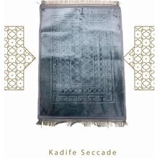 Lüks Kalın Yumuşak Peluş Kaymaz Taban Seccade