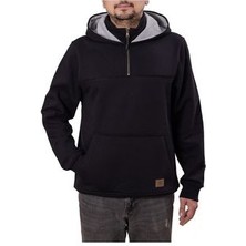 Unisex Fermuarlı Dik Yaka Kapüşonlu Sweatshirt