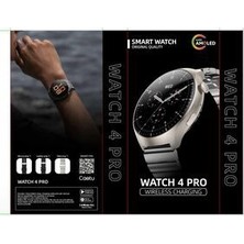 Watch 4 Pro Akıllı Saat 3 Kordonlu Premium Kalite