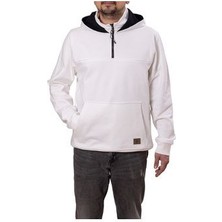 Unisex Fermuarlı Dik Yaka Kapüşonlu Sweatshirt