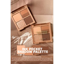 Peripera Mat ve Işıltılı Tonlarda 5'li Far Paleti Peripera Ink Pocket Shadow Palette (06WELCOMING Woody Home)