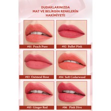 Mat Bitişli, Dolgun ve Pürüzsüz Görünüm Sunan Tint PERIPERA Ink Mood Matte Tint (06 Pink Dive)