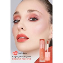 Mat Bitişli, Dolgun ve Pürüzsüz Görünüm Sunan Tint PERIPERA Ink Mood Matte Tint (01 Peach Pure)