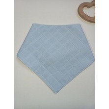 Müslin Bebek Mama Önlük Yaka 2 Çıtçıtlı Iki Katlı