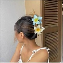 Wanderlust Lotus Çiçeği Mandal Toka 6lı Set Karışık Renk Çocuk Toka Büyük Boy