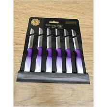 Tırtıklı 6 Adet Meyve ve Sebze Bıçağı