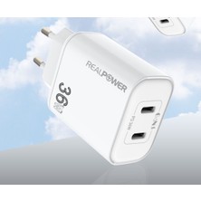 Realpower 36W Gan Hızlı Şarj Adaptörü RP-CG36