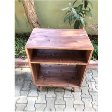 Masif Ahşap Plak ve Pikap Dolabı -