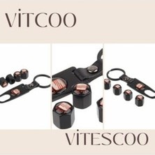 Seat Logolu Anahtarlık ve Sibop Kapağı Seti