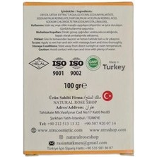 Natural Rose Shop Doğal Pirinç Özlü Katı Sabun Organik