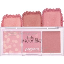 Pembe Işıltılar İçeren 3’lü Allık Paleti PERIPERA All Take Mood Cheek Palette (03 In The Moonlike)