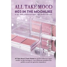 Pembe Işıltılar İçeren 3’lü Allık Paleti PERIPERA All Take Mood Cheek Palette (03 In The Moonlike)