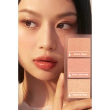 3’lü Allık ve Highlighter Paleti PERIPERA All Take Mood Cheek Palette  (1 Nude is Mood)