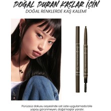 Doğal Görünüm Sunan Asansörlü Kaş Kalemi PERIPERA Speedy Eyebrow Auto Pencil (03 Brown)