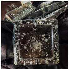 Silver Varaklı  Epoksi Küllük