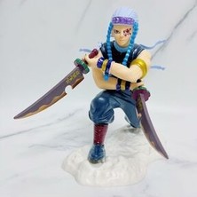 Anime Demon Slayer Tengen Uzui Karakter Figür Oyuncak Standlı Biblo