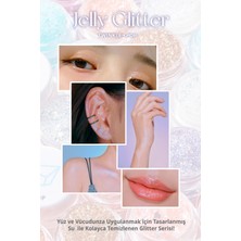 Çok Amaçlı Kullanım İçin Yoğun Sim İçerikli Jel GlitterTwinkle Pop Jelly Glitter (#8 Blue Banzzak)