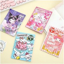 Sanrio Kuromi Karakter Sticker Defter Seti 1 Adet