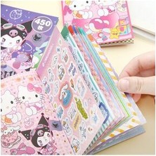 Sanrio Kuromi Karakter Sticker Defter Seti 1 Adet