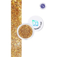 Çok Amaçlı Kullanım İçin Yoğun Sim İçerikli Jel Twinkle Pop JellyGlitter(#6 Bronze Banzzak