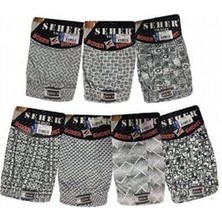 Yıldızı Karışık 6' Lı Paket Erkek Boxer
