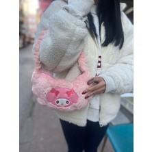 Piraye Gift Pembe Anime Fantasy Magic Melody  Peluş El Çantası