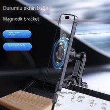 Yopue Araba Için Uygun Yüzen Ekranlı Cep Telefonu Tutucusu Kavisli Ekran Tutucu Manyetik Evrensel Tutucu (Yurt Dışından)
